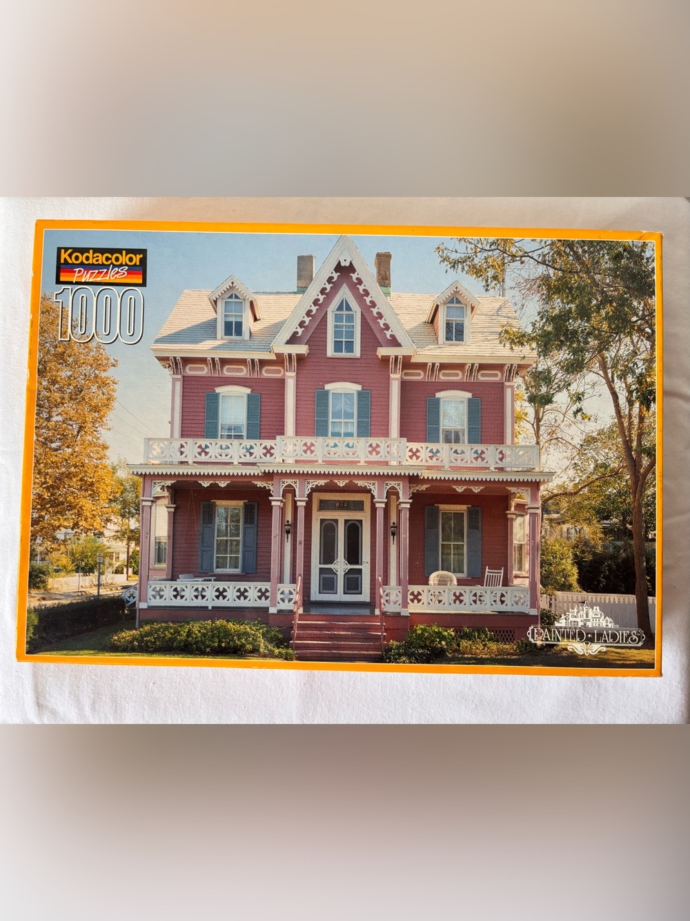 Kodacolor 1000 pc puzzle Painted Ladies jigsaw Hughes Street No.21003 Sealed